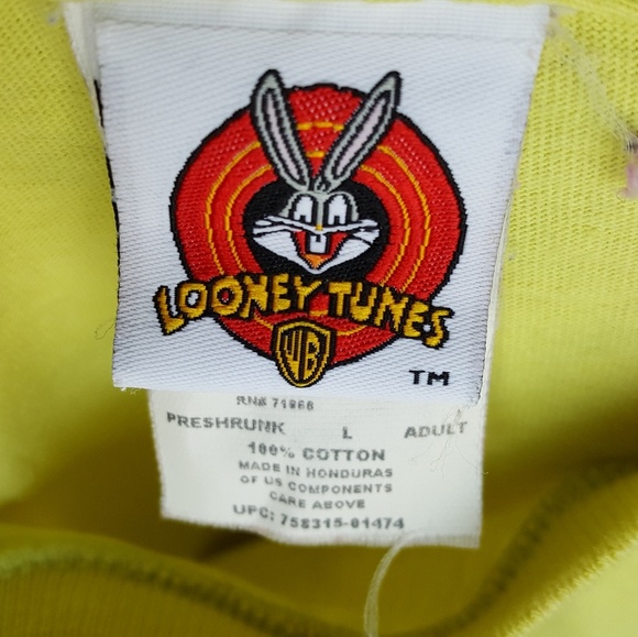 Loony Tunes Graphic Tee in Yellow - Picture 3 of 4